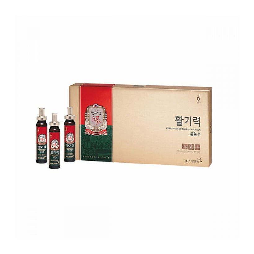 Nước Hồng Sâm KGC Korean Red Ginseng Vital Tonic (10 Ống x 20ml)